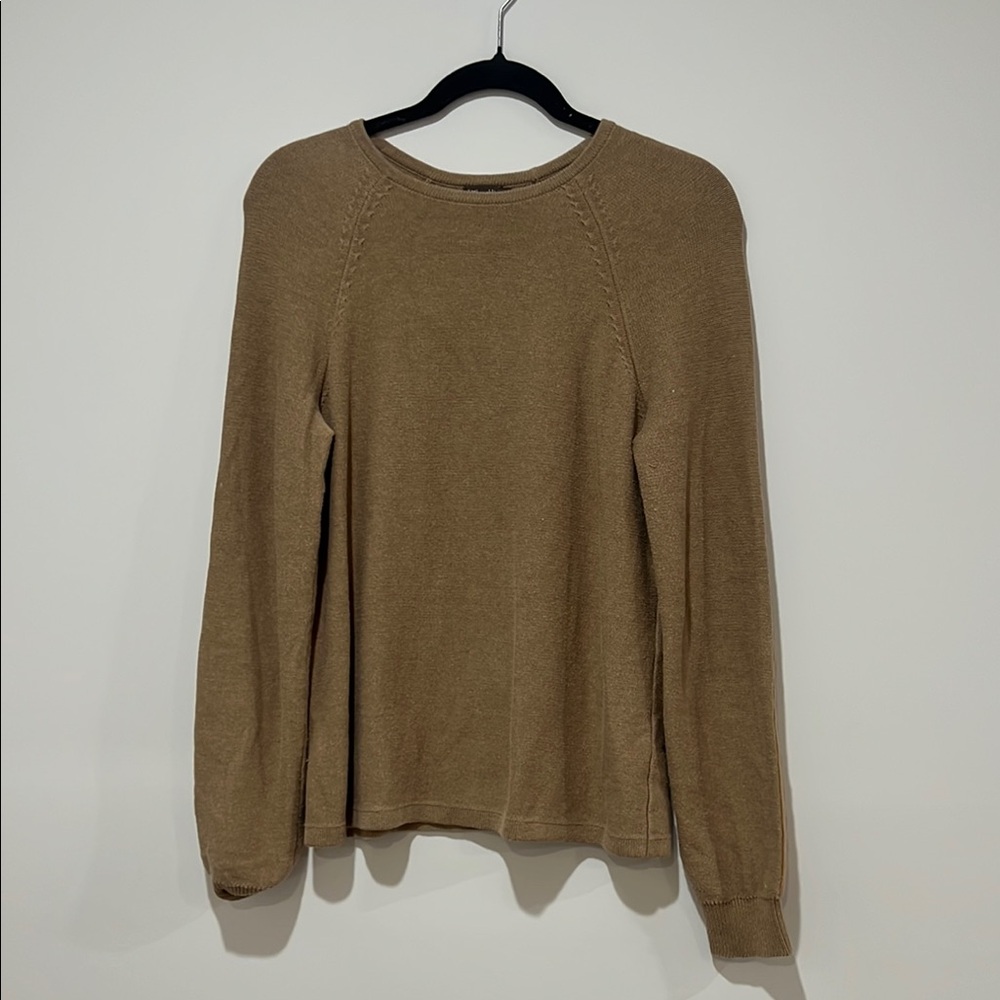 J. McLaughlin Tan Knit Sweater